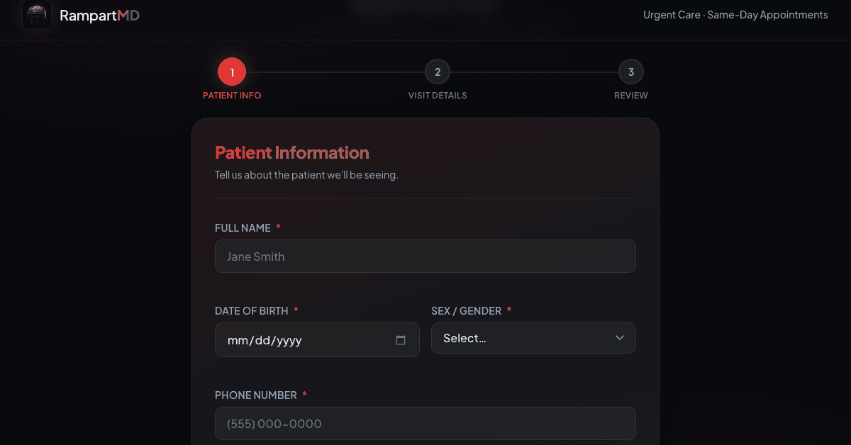 RampartMD booking